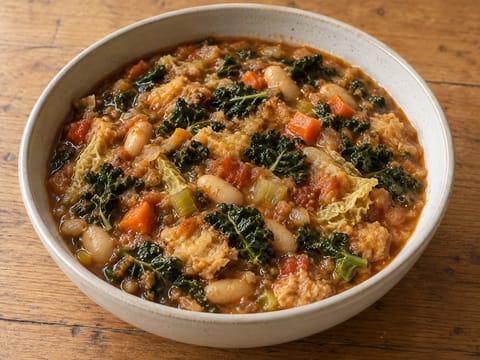 Ribollita (Tuscan Bread and Vegetable Soup)