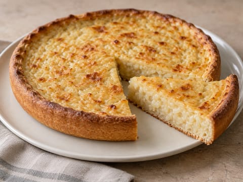Rijstvlaai (tarta holandesa de arroz)
