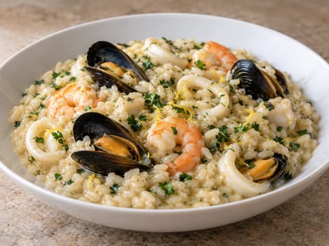 Risotto ai Frutti di Mare (risotto italiano ai frutti di mare) Risotto ai Frutti di Mare (risotto italiano ai frutti di mare)