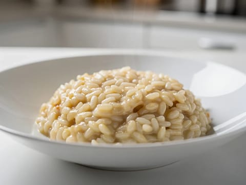 Risotto allo Champagne (Kremet champagnerisotto med parmesan)