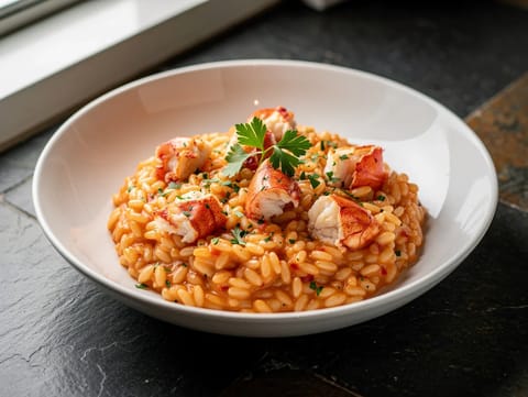 Risotto all’Astice (Hummerrisotto) Risotto all’Astice (Hummerrisotto)
