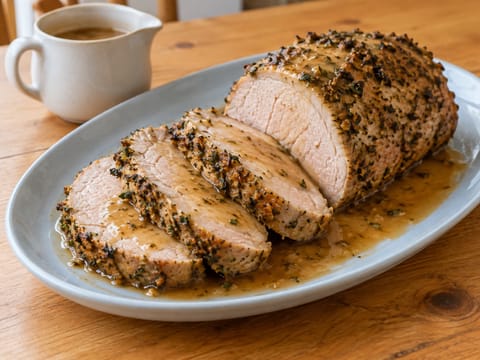 Svineroulade med sennep og urter (Rollade met Mosterd en Kruiden) Svineroulade med sennep og urter (Rollade met Mosterd en Kruiden)