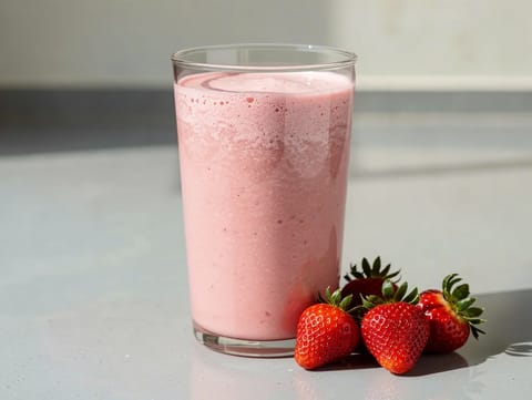Rosewater Strawberry Smoothie