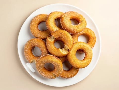 Rosquillas (spanske citron- og anis-doughnuts) Rosquillas (spanske citron- og anis-doughnuts)