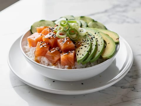 Zalm Ponzu Poke Bowl