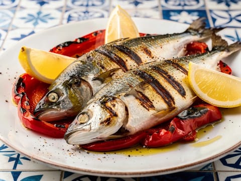 Sardinhas Assadas (Sardine portugheze la grătar cu lămâie)