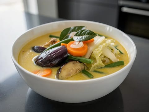 Sayur Lodeh (grönsaksgryta med kokosmjölk)