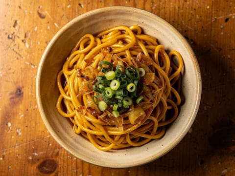 Scallion Oil Noodles (Shanghai-bosui-noedels)