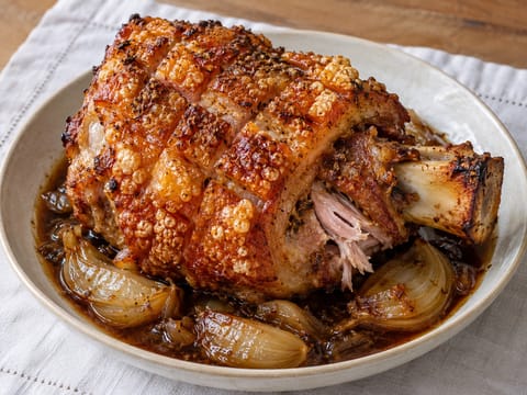 Schweinshaxe (pieczona golonka wieprzowa) Schweinshaxe (pieczona golonka wieprzowa)