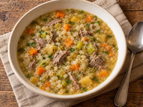Scotch broth-suppe Scotch broth-suppe