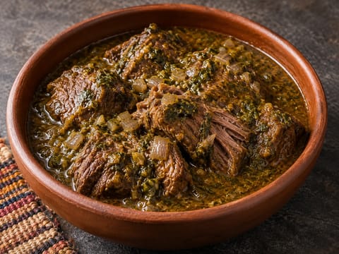 Seco de Carne (Peruaanse runderstoofpot met kruiden) Seco de Carne (Peruaanse runderstoofpot met kruiden)