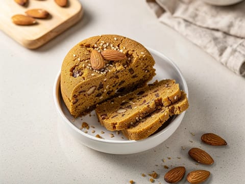 Sellou (marokkói szezámos-mandulás édesség)