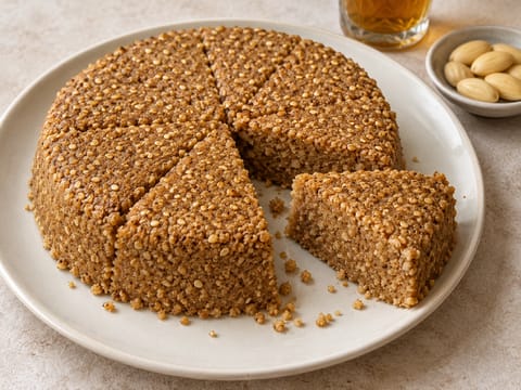 Sellou (dolce marocchino al sesamo e mandorle) Sellou (dolce marocchino al sesamo e mandorle)