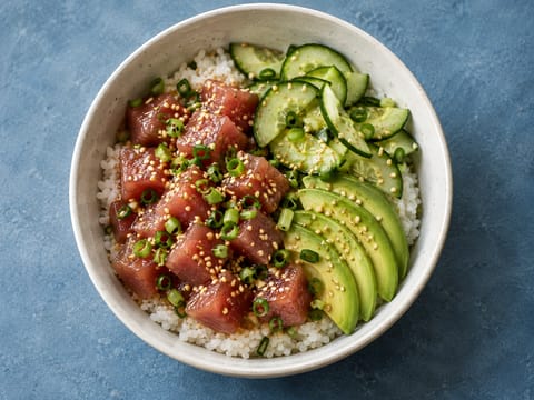 Poke Bowl με σόγια και σουσάμι