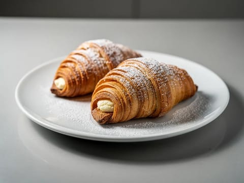 Sfogliatelle Ricce (Ιταλικά σφολιατίνια σε στρώσεις με ρικότα και σιμιγδάλι) Sfogliatelle Ricce (Ιταλικά σφολιατίνια σε στρώσεις με ρικότα και σιμιγδάλι)