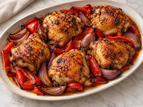Poulet turc sur plaque au yaourt, citron et épices Poulet turc sur plaque au yaourt, citron et épices