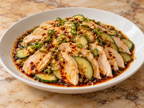 Sichuan kald kylling med chiliolje Sichuan kald kylling med chiliolje