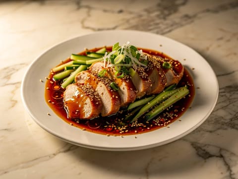 Poulet froid du Sichuan à l’huile pimentée Poulet froid du Sichuan à l’huile pimentée