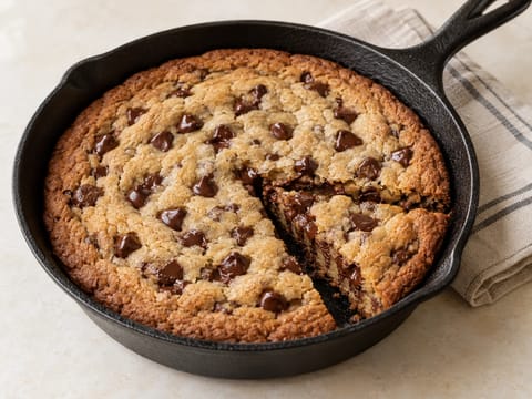 Chocolate chip cookie i stekpanna Chocolate chip cookie i stekpanna
