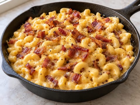Skillet Mac and Cheese med bacon Skillet Mac and Cheese med bacon