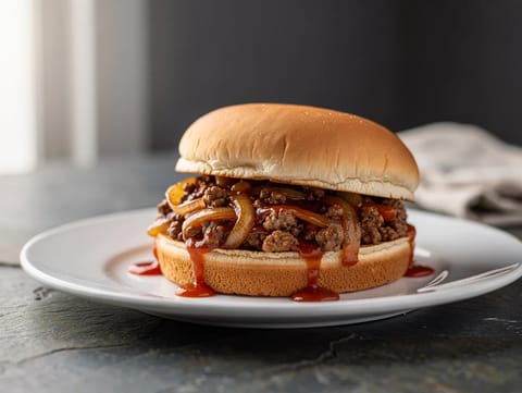 Sloppy Joe (Minced Beef in Tangy Tomato Sauce)