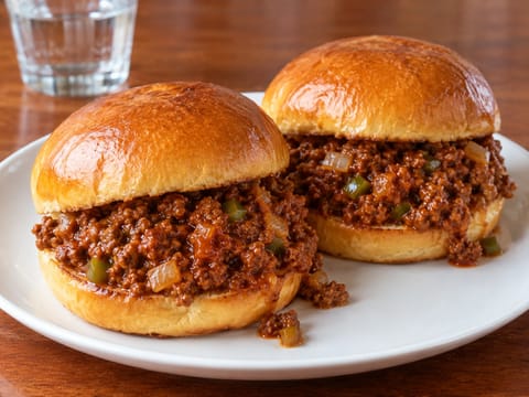 Sloppy Joes mit Brioche-Brötchen
