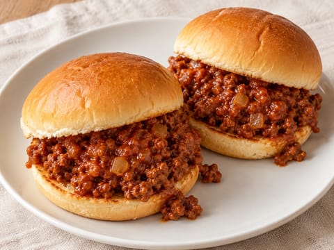 Sloppy Joes (amerikanska smörgåsar med köttfärs) Sloppy Joes (amerikanska smörgåsar med köttfärs)