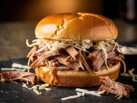 Pulled pork-sandwiches uit de slowcooker