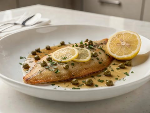 Sole Meunière (kapari ve limonlu)