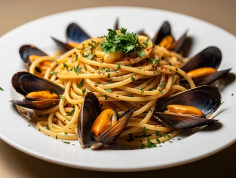Spaghetti alle Cozze (Spaghetti con cozze) Spaghetti alle Cozze (Spaghetti con cozze)