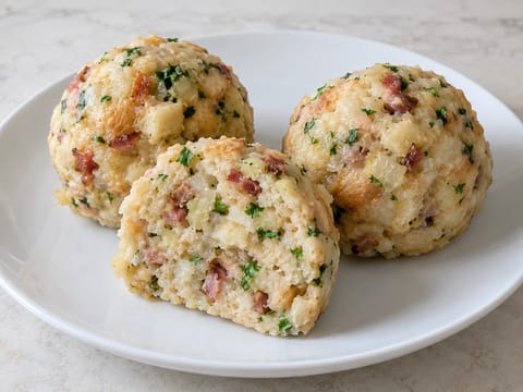 Speckknödel (niemieckie knedle chlebowe z boczkiem) Speckknödel (niemieckie knedle chlebowe z boczkiem)