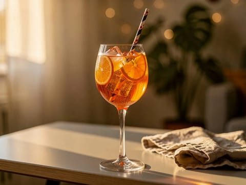 Aperol Spritz (Aperol, Prosecco és szódavíz)