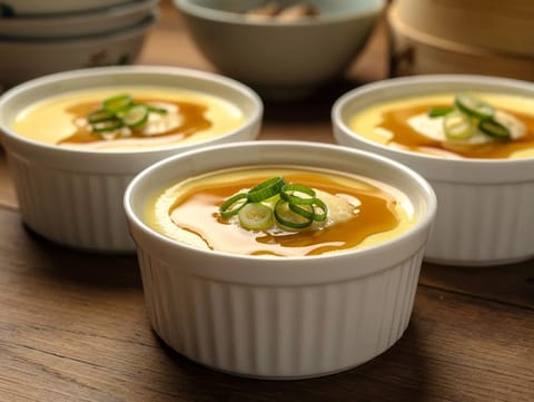Crema de huevo al vapor (Zheng Shui Dan) Crema de huevo al vapor (Zheng Shui Dan)