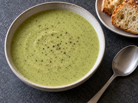 Stilton ve brokoli çorbası Stilton ve brokoli çorbası