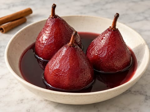 Stoofperen (Dutch Spiced Stewed Pears in Red Wine) Stoofperen (Dutch Spiced Stewed Pears in Red Wine)