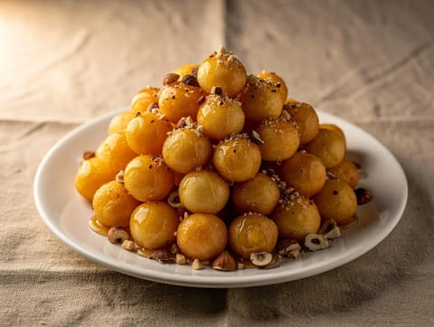 Struffoli (frittelle napoletane al miele)