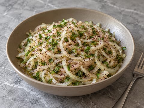 Uiensalade met sumak Uiensalade met sumak