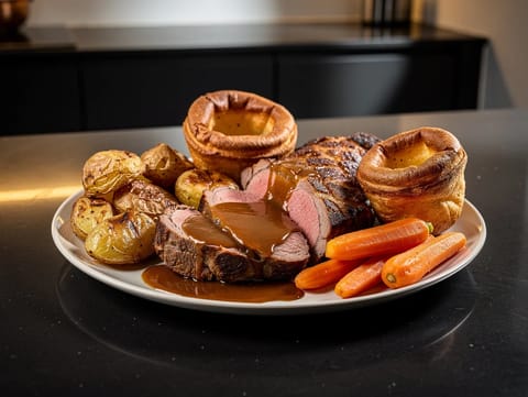Sunday roast Yorkshire puddinggal
