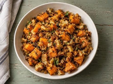 Sweet Potato Migas (Garlic Bread Crumbs) Sweet Potato Migas (Garlic Bread Crumbs)