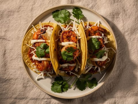 Tacos de Camarón (tacos de camarón al chipotle) Tacos de Camarón (tacos de camarón al chipotle)