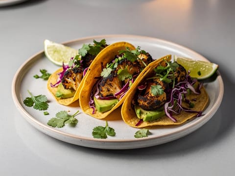 Vegan Tacos de Coliflor Asada (tacos di cavolfiore arrosto) Vegan Tacos de Coliflor Asada (tacos di cavolfiore arrosto)