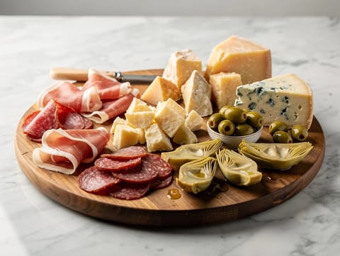 Italienische Wurst- und Käseplatte (Tagliere di Salumi e Formaggi)