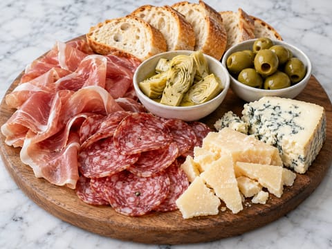 Włoska deska wędlin i serów (Tagliere di Salumi e Formaggi) Włoska deska wędlin i serów (Tagliere di Salumi e Formaggi)