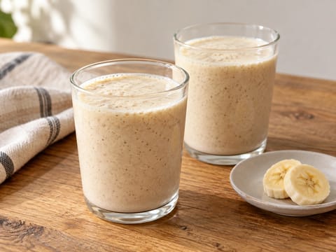 Smoothie banane au tahini
