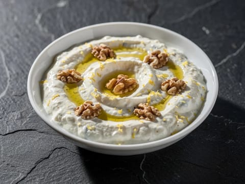 Tarator (Walnoot-yoghurtsaus) Tarator (Walnoot-yoghurtsaus)