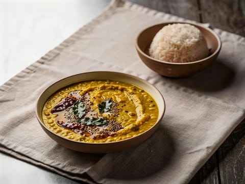 Tarka Dal (lentejas amarillas con especias templadas)