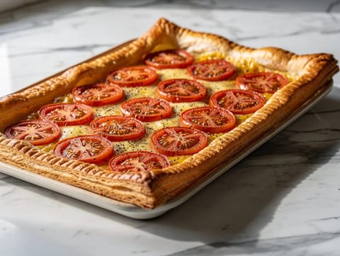 Tarte à la Tomate (französische Tomaten-Senf-Tarte) Tarte à la Tomate (französische Tomaten-Senf-Tarte)