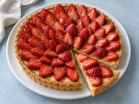 Tarte aux Fraises (fransk jordbærterte) Tarte aux Fraises (fransk jordbærterte)