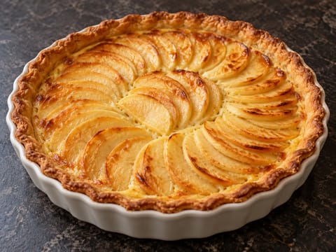 Tarte Normande aux Pommes (crostata di mele francese) Tarte Normande aux Pommes (crostata di mele francese)