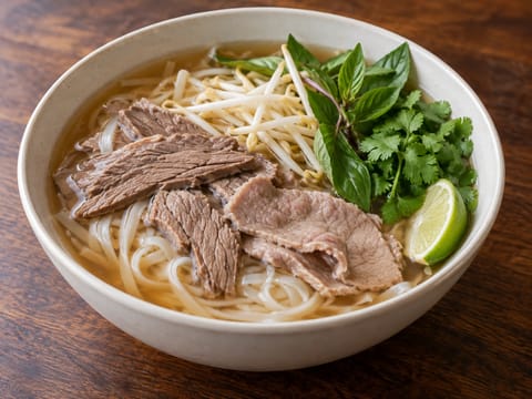 Tet Phở Feast (soupe vietnamienne de nouilles au bœuf)